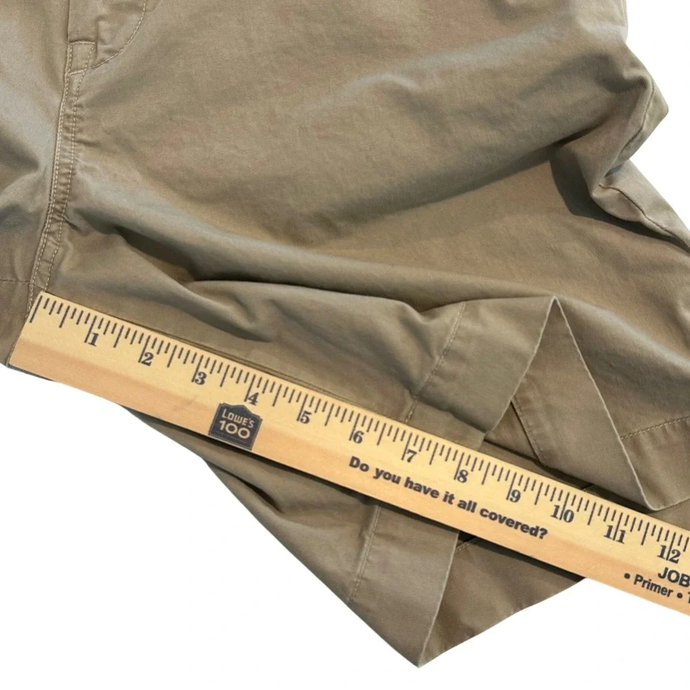 Polo Ralph Lauren Men's 35 Khaki Tan Stretch Straight Fit Chino Shorts 8